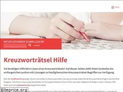 Sites similar to kreuzwort-raetsel.net