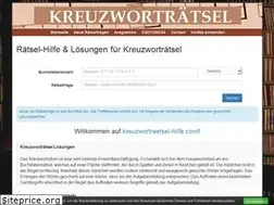 Sites similar to kreuzwortraetsel-hilfe.com