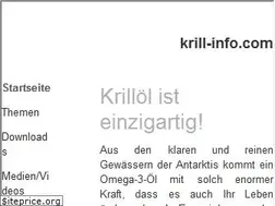 Sites similar to krill-info.com