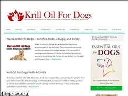 Sites similar to krilloilfordogs.com