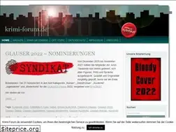 Sites similar to krimi-forum.de