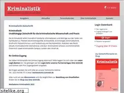 Sites similar to kriminalistik.de