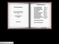 Sites similar to kriminalliteratur.krimischule.de