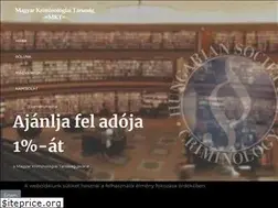Sites similar to kriminologia.hu