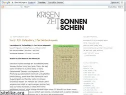 Sites similar to krisenzeitundsonnenschein.de