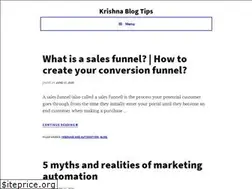 Sites similar to krishnablogtips.com