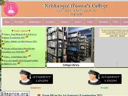 Sites similar to krishnagarwomenscollege.org.in
