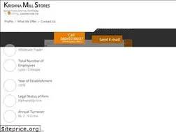 Sites similar to krishnamillstores.in