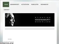 Sites similar to krishnamurti.nl