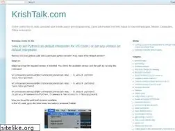 Sites similar to krishtalk.com
