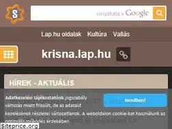Sites similar to krisna.lap.hu