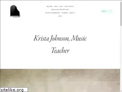 Sites similar to kristajohnsonmusicteacher.com