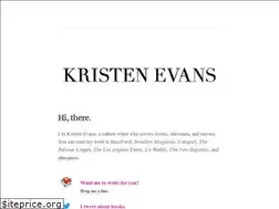 Sites similar to kristen-evans.com