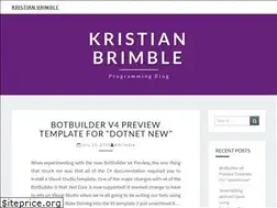Sites similar to kristianbrimble.com