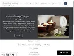 Sites similar to kristiehartigmassage.com