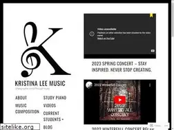 Sites similar to kristinaleemusic.com