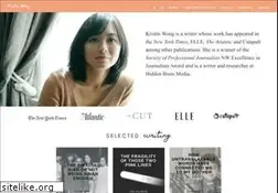 Sites similar to kristinwong.com