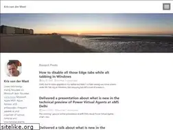 Sites similar to krisvandermast.com