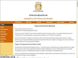 Sites similar to kritische-bioethik.de