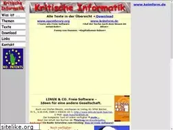 Sites similar to kritische-informatik.de