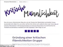 Sites similar to kritische-maennlichkeit.de