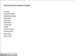 Sites similar to kritische-walser-ausgabe.ch