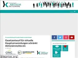 Sites similar to kritischeaktionaere.de