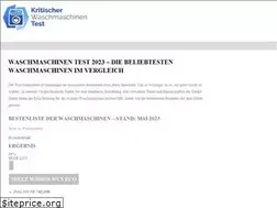 Sites similar to kritischer-waschmaschinen-test.de
