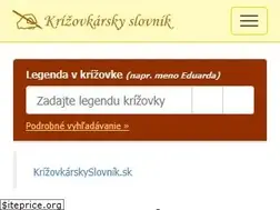 Sites similar to krizovkarskyslovnik.sk