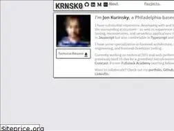 Sites similar to krnsk0.dev