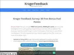 Sites similar to kroger-feedback.info