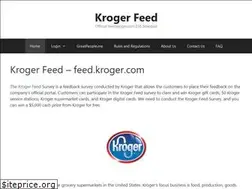 Sites similar to krogerfeed.us