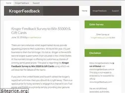 Sites similar to krogerfeedback.me