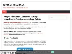 Sites similar to krogerfeedbacks.info