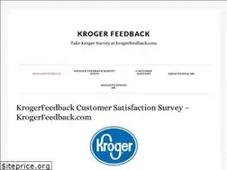 Sites similar to krogerfeedbacksurvey.biz