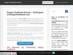 Sites similar to krogerfeedbacksurvey.org