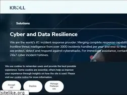 Sites similar to krollcybersecurity.com