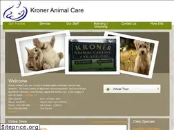 Sites similar to kroneranimalcare.com