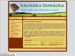 Sites similar to kronikahoracka.cz