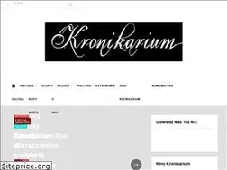 Sites similar to kronikarium.pl