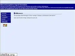 Sites similar to kronsbein.de
