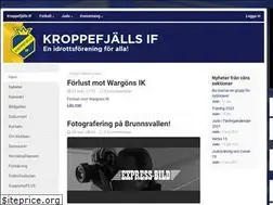 Sites similar to kroppefjallsif.se
