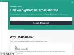 Sites similar to kroth.net