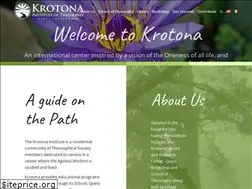 Sites similar to krotonainstitute.org