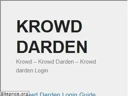 Sites similar to krowddarden.me