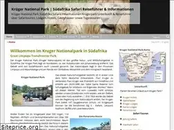 Sites similar to kruger-national-park.de