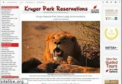 Sites similar to krugerparkreservations.com