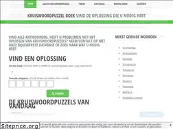 Sites similar to kruiswoordpuzzelboek.com