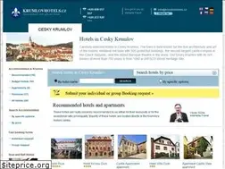 Sites similar to krumlovhotels.cz