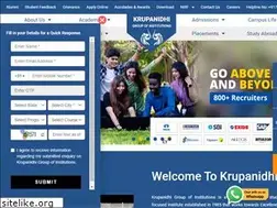 Sites similar to krupanidhi.edu.in